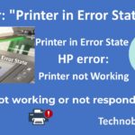 HP error: “Printer in Error State.”
