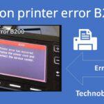 How to fix canon printer error B200